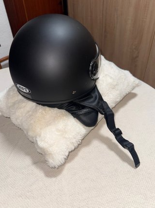 Casco Jet JEB'S Negro Mate con Pantalla