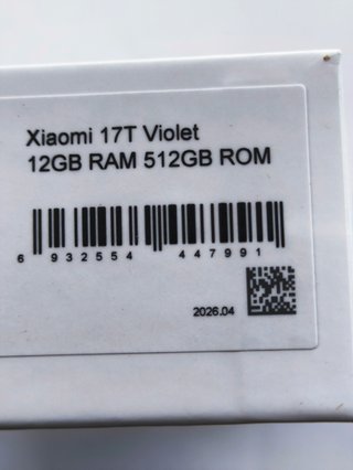 Xiaomi 17T 12+512GB PRECINTADO Leica