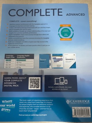 Libro Cambridge Complete Advanced C1