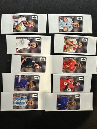 10 Cromos Panini Coca Cola