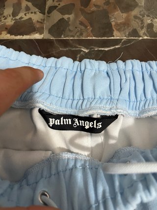 Pantalón corto Palm Angels azul sin estrenar