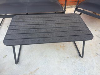 Conjunto Muebles Jardín Negro