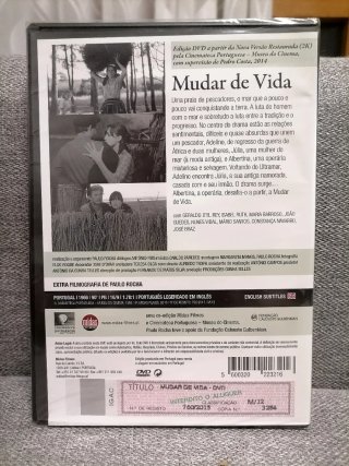 DVD Mudar de Vida - Paulo Rocha (Novo e Selado)