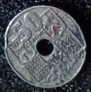 Moneda 50 céntimos 1949