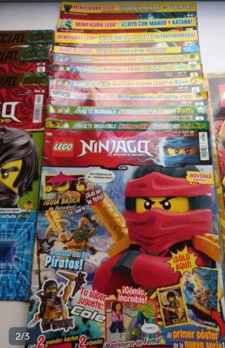 13 revistas LEGO Ninjago año 2016