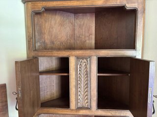 2 Muebles antiguo de esquina madera maciza