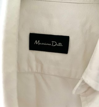 Camisa Massimo Dutti Blanca Talla M