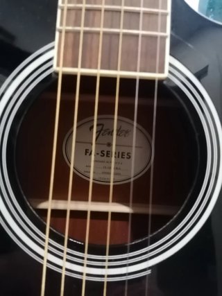 Guitarra Acústica Fender FA125 BLK