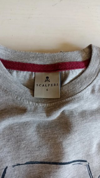 Camiseta Scalpers Gris Talla S