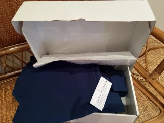 Traje de chaqueta y pantalón azul
