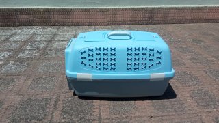 Transportín para mascotas azul