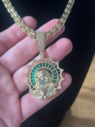 Collar Jesús 14K Laminado XP 60cm