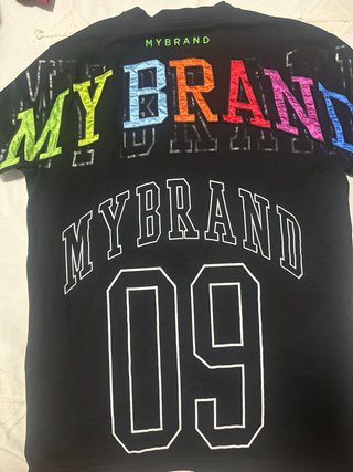 Camiseta MYBRAND Negra