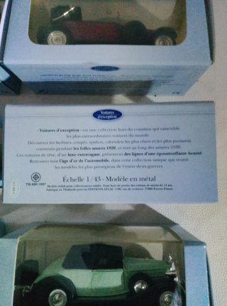 Collezione auto d'epoca in Metallo