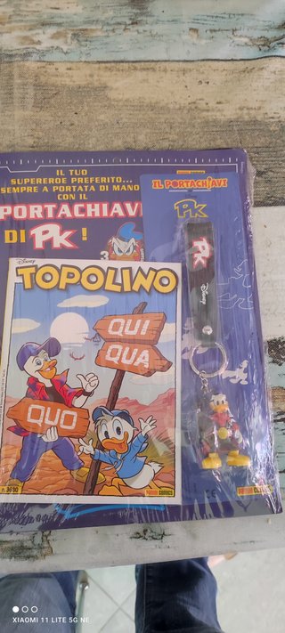 Topolino n 3680 sigillato con portachiavi PK