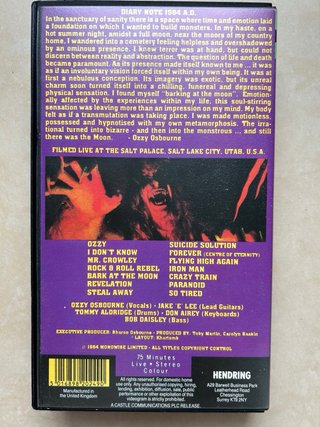 VHS Heavy Metal y Hard Rock