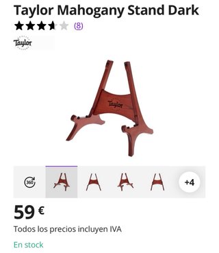 Soporte de guitarra de madera Taylor