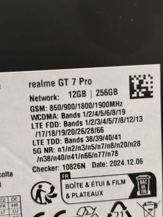Realme GT 7 Pro 12+256GB