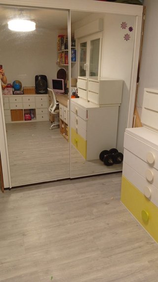 Armario blanco puertas correderas