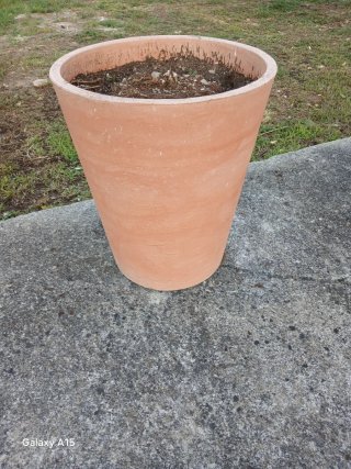 Maceta de terracota grande