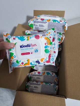 Salviettine Kindii Fun Fragola - 600 pezzi