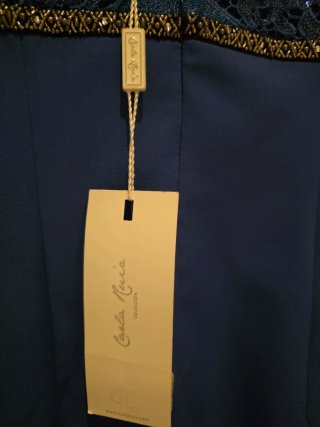 Abito da cerimonia Carla Ruiz blu