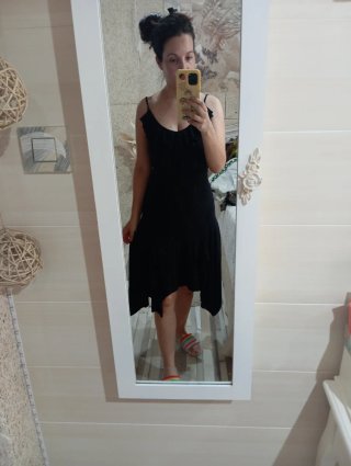 Vestido negro tirantes