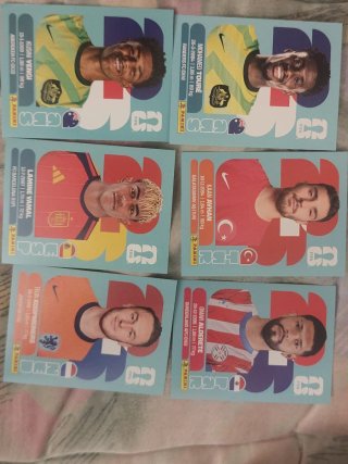 Pack 6 cromos Panini FIFA
