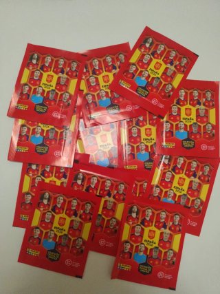 14 Sobres Cromos España 2026 Panini.Carrefour