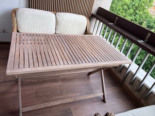 Conjunto de muebles terraza. sofa butacas y mesa