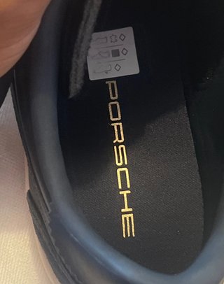 Zapatillas Puma Porsche Cuero Azul Dorado
