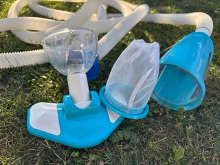 Limpiafondos Intex Piscina Manual Azul/Blanco