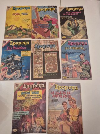 Lote epopeya novaro 8 números. Tebeos. Cómics