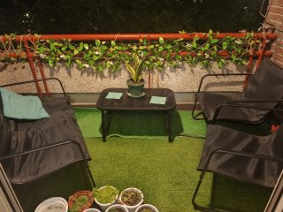 Muebles de terraza: 2 sillas y mesa