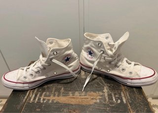 Converse All Star Blancas Talla 37.5