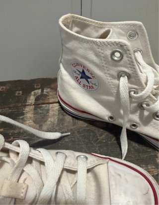 Converse All Star Blancas Talla 37.5