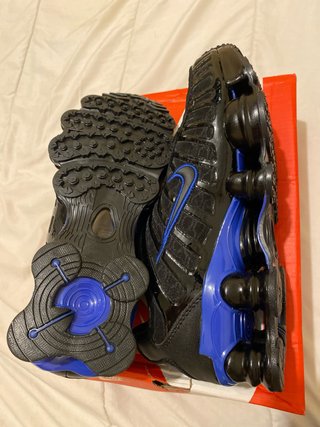 Zapatillas Nike Shox Negras y Azules