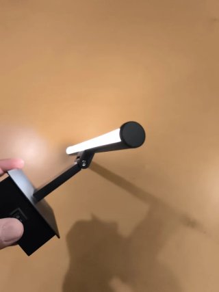 Lámpara LED para cuadros a batería, giratorio