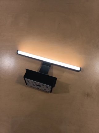 Lámpara LED para cuadros a batería, giratorio
