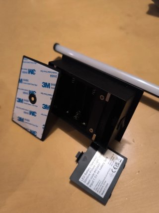 Lámpara LED para cuadros a batería, giratorio