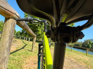 Bicicleta Montaña Amarilla y Azul
