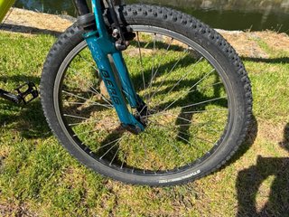 Bicicleta Montaña Amarilla y Azul