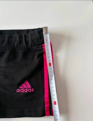 Pantalón corto Adidas negro y rosa