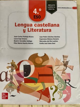 Lengua castellana y Literatura 4o ESO