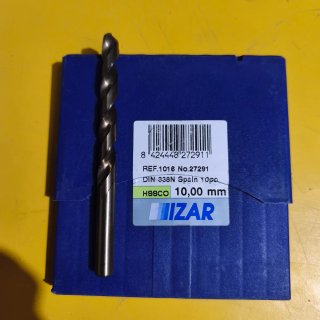 10 Brocas HSSCO 10mm IZAR