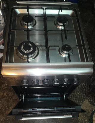 Cocina Gas + Horno Eléctrico Flama