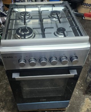 Cocina Gas + Horno Eléctrico Flama