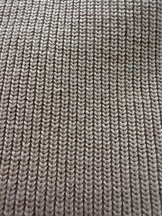 Jersey de pico beige