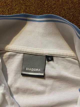 polo bianca Diadora
