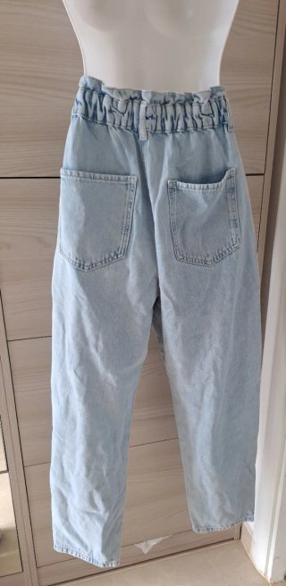 Zara Jeans Vita Alta Azzurri